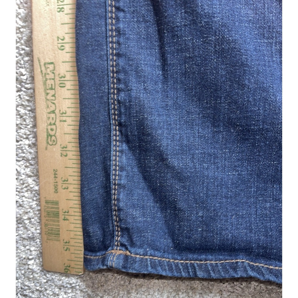 Express Stella Barely Bootcut Jeans Size 18L 18 Long Dark Wash Low Rise Y2K - Picture 4 of 8